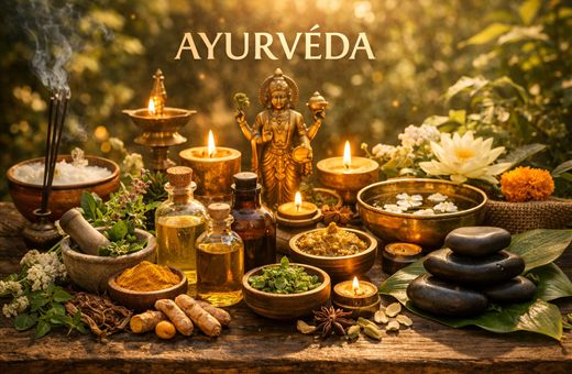 Illustration : Ayurvéda : médecine indienne ancienne, doshas et comment se former