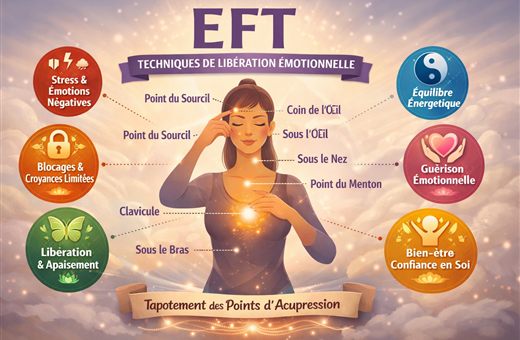 Illustration : EFT : tapping, libération émotionnelle et comment se former
