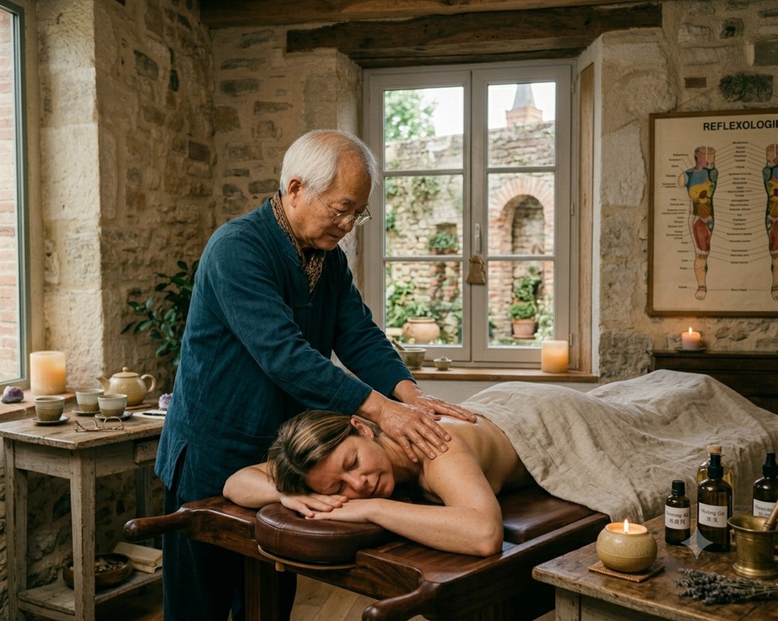 Séance de massage bien-être
