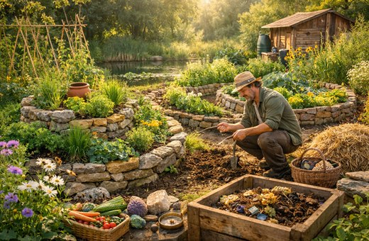 Illustration : Permaculture : principes, design écologique et comment se former