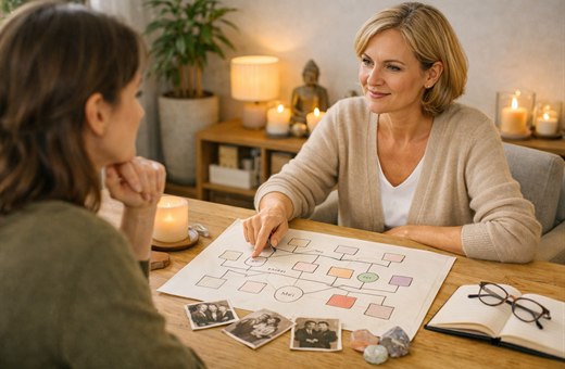 Illustration : Psychogénéalogie : loyautés familiales, génosociogramme et comment se former