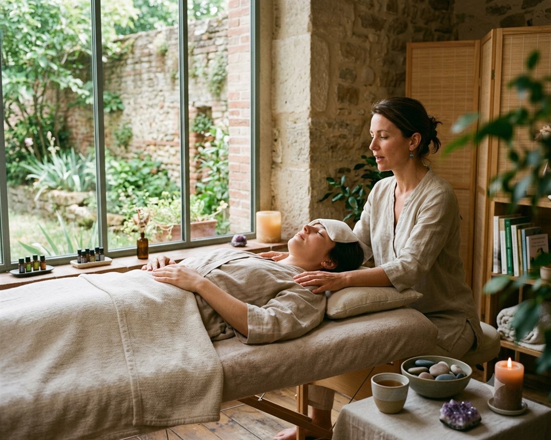 Personne en état de relaxation profonde