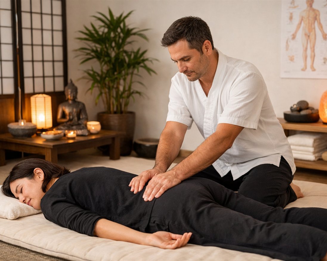 Shiatsu, massage japonais sur méridiens